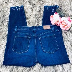 Joe’s Flawless Charlie Skinny Frayed Ankle Jeans